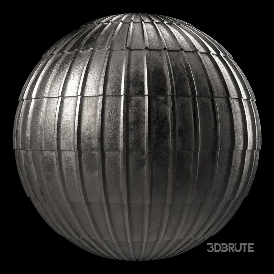 D254 Metal Roofing – Pbr 4k Seamless Image 2