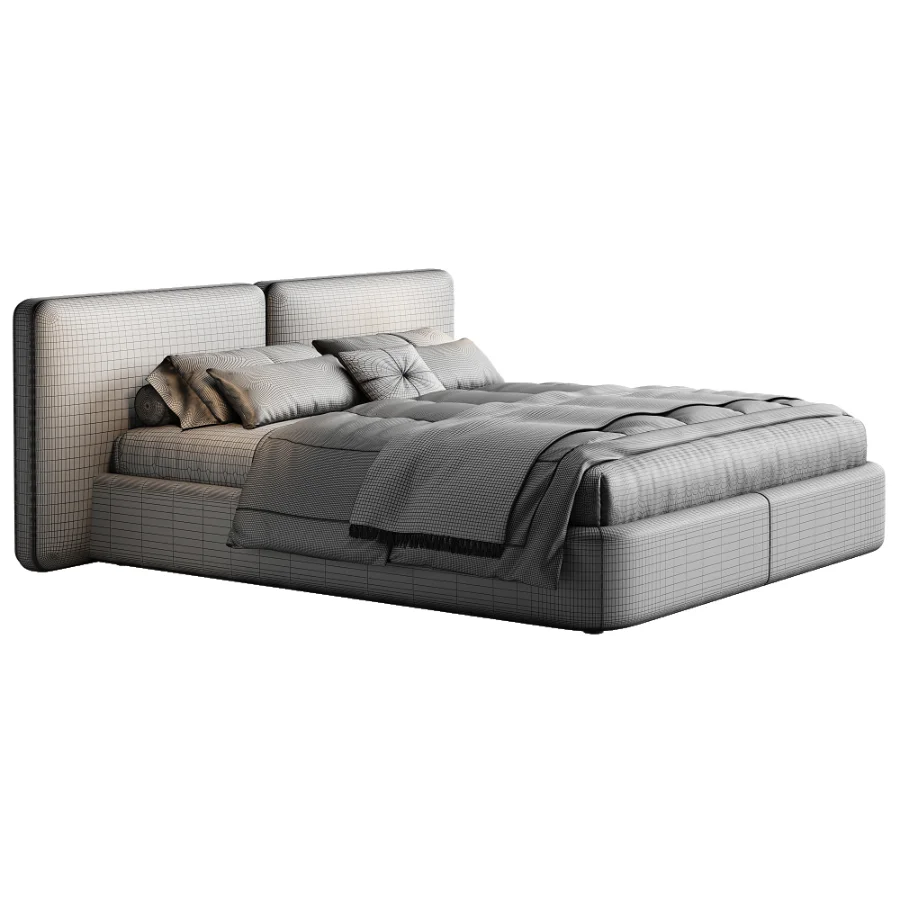 Tadao Double Bed By lavsit Image 3