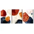 Quadro Texturas Terracota e Azul - Thumbnail 2