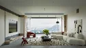 Modern living room and dining room interior scene - Thumbnail 2