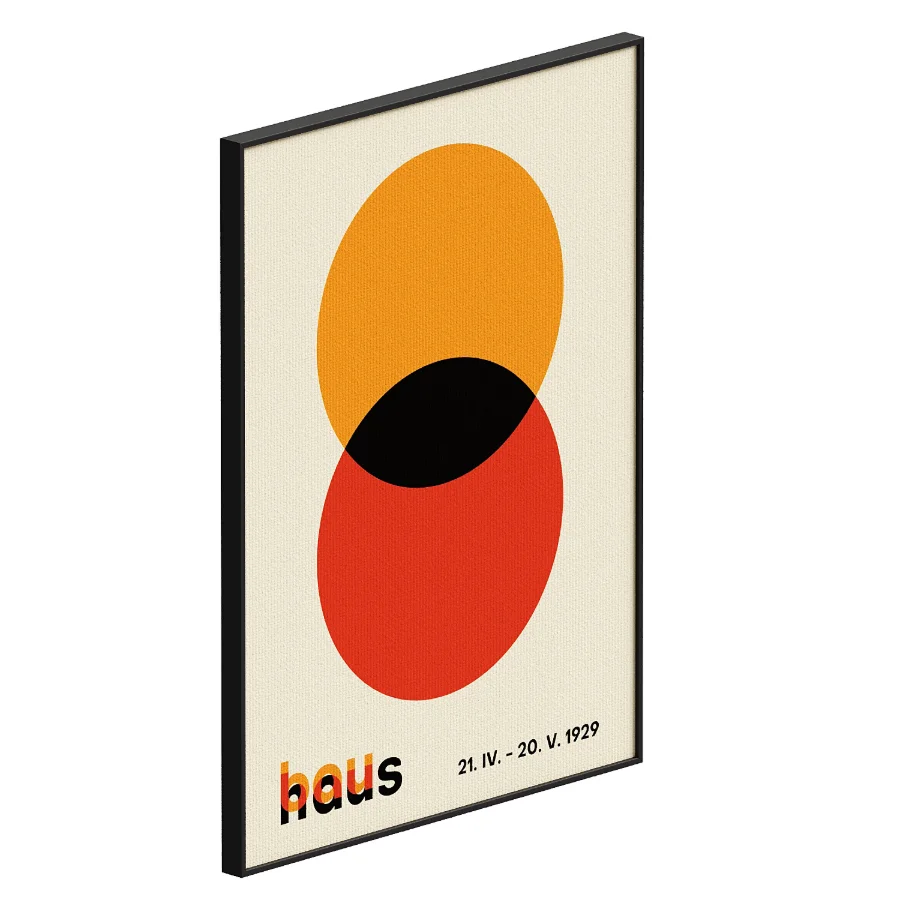 Bauhaus Circles Print Image 2