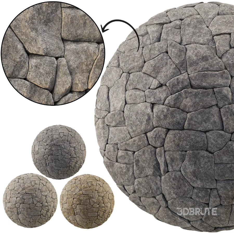 Stone Wall 34 (Seamless) Image 1