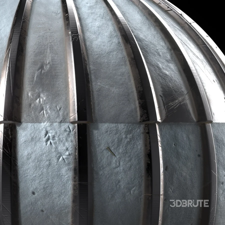 D250 Metal Roofing – Pbr 4k Seamless Image 5