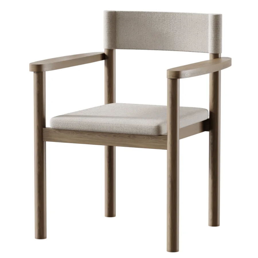 Capri Dining Arm Chair Stackable Image 2