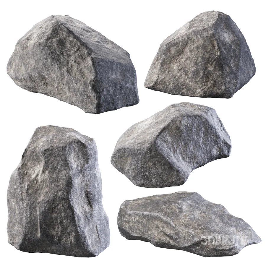 Low Poly Rocks 19 Image 7