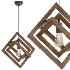 Handmade Wooden Chandelier - Thumbnail 5