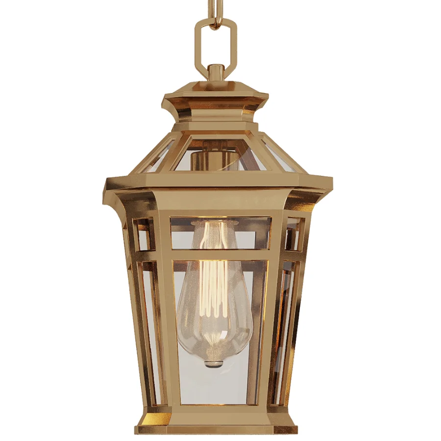 Black Outdoor Pendant Light Image 4