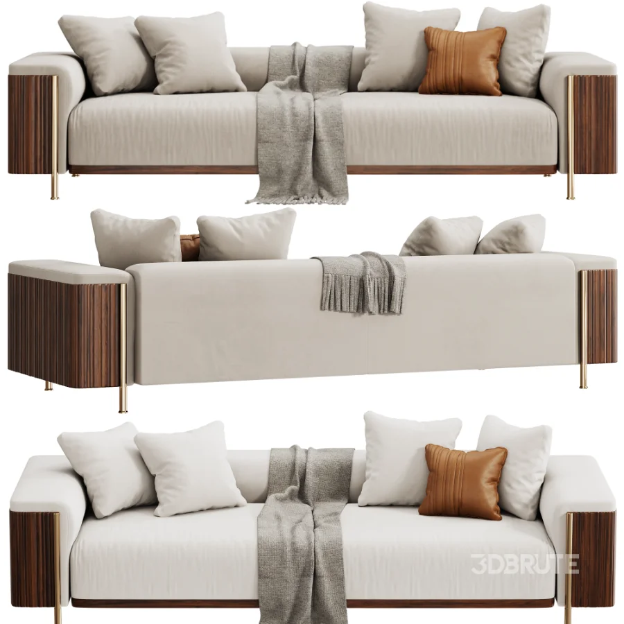 TRUSSARDI CASA Deven Sofa Image 1