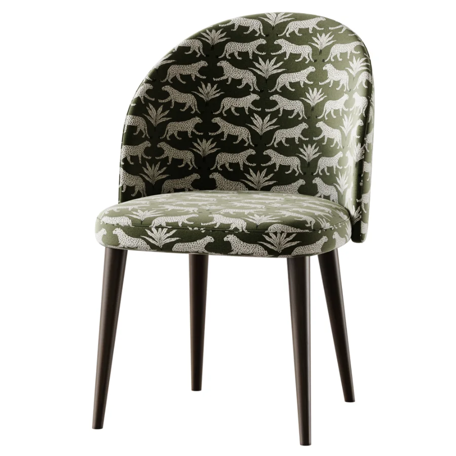 Timon upholstered dining chair Image 3