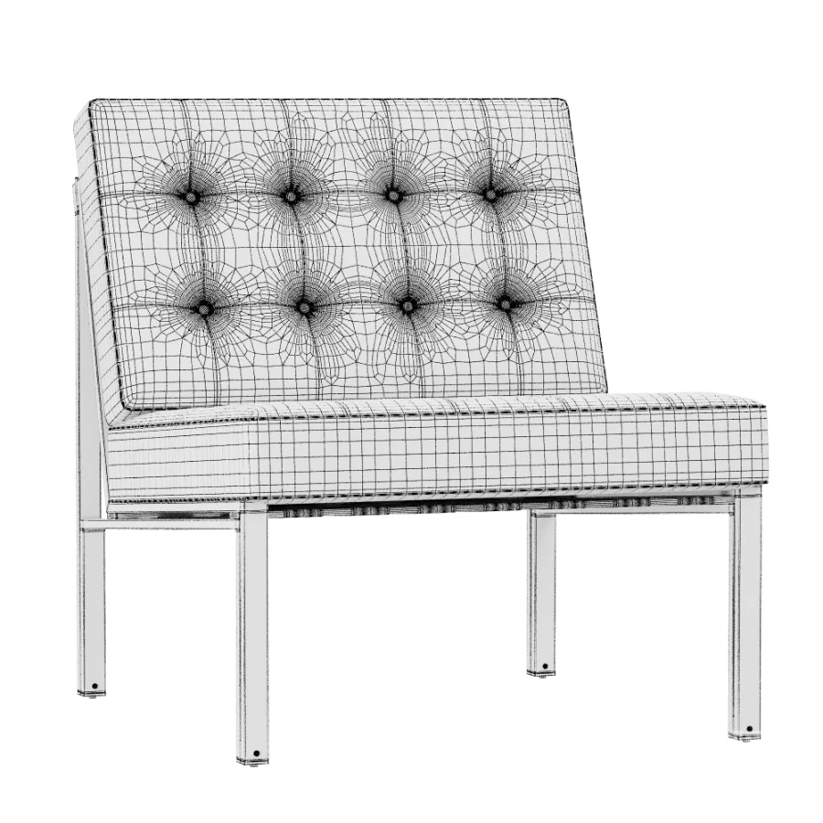 Armchair De Sede KT 221 in black upholstery by Kurt Thut Image 1