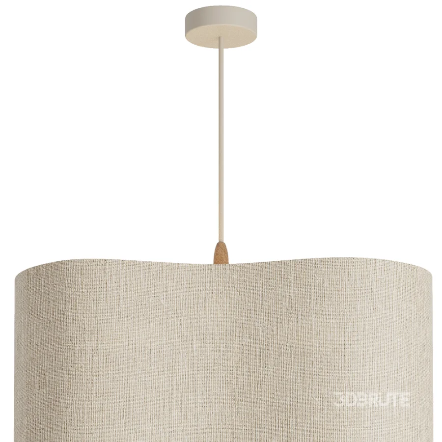 Afralia Fabric Pendant Lamp Image 3