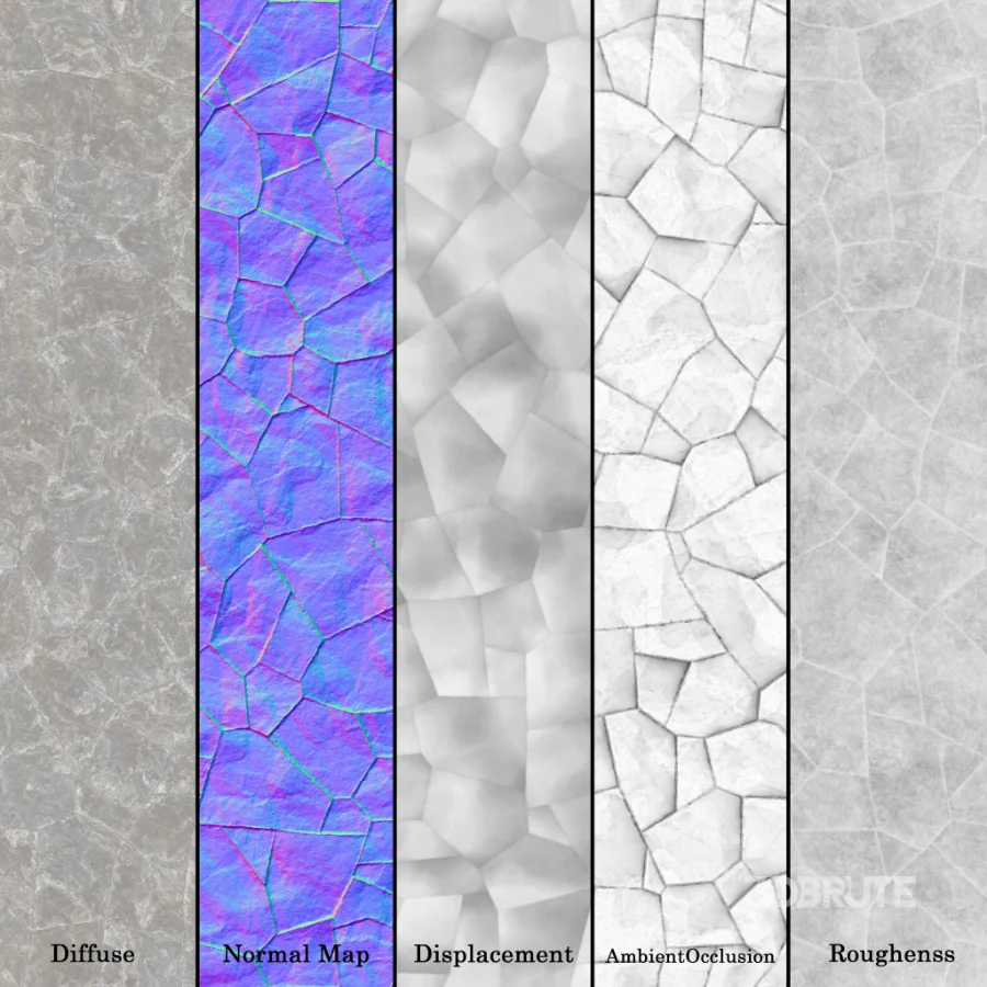 Stone Wall 45 (Seamless) Image 6