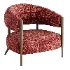 Santi Wood Accent Chair - Thumbnail 4