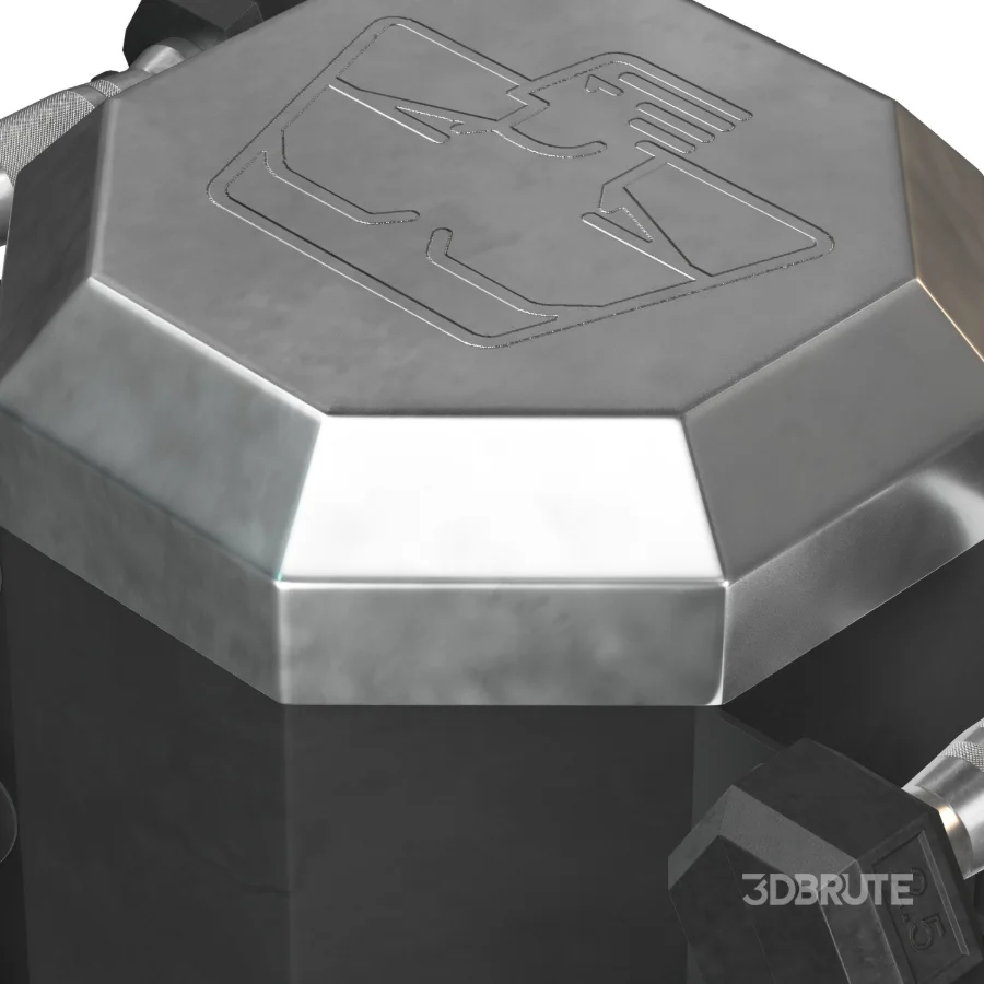 Urethane DURA BELL Dumbbells Vertical Pack Image 4