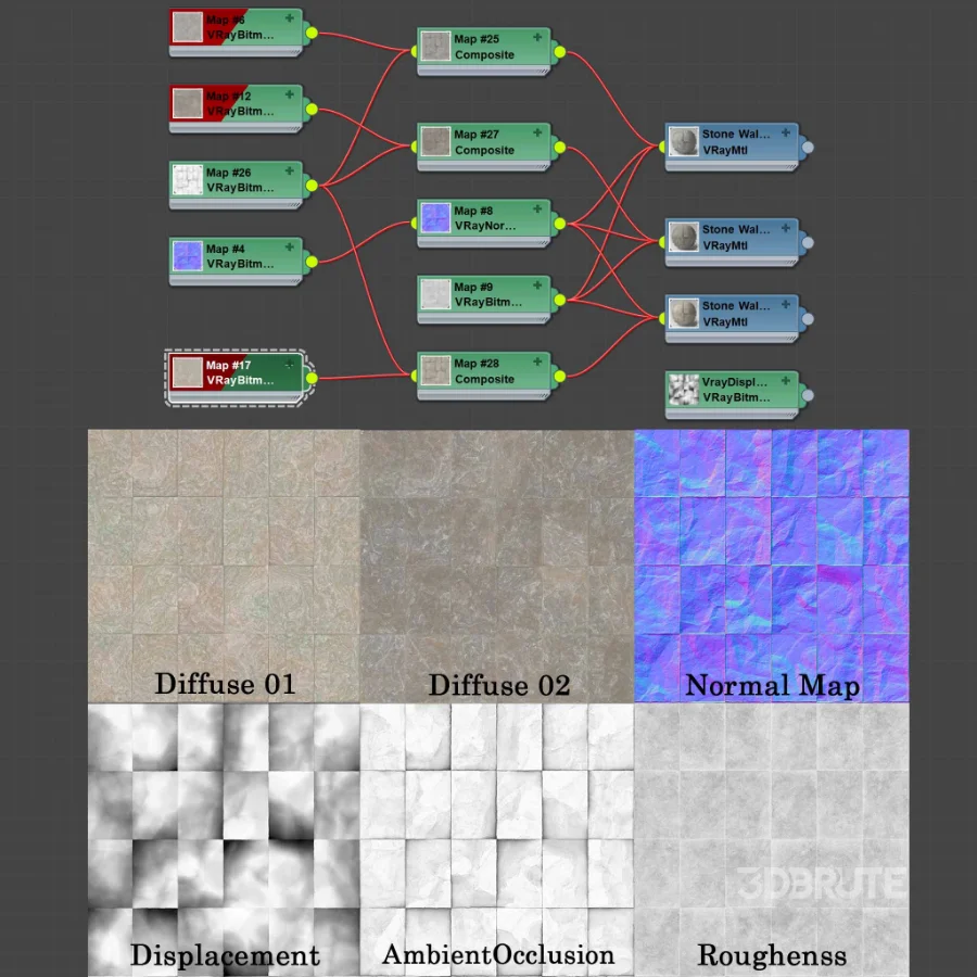 Stone Wall 62 (Seamless) Image 7