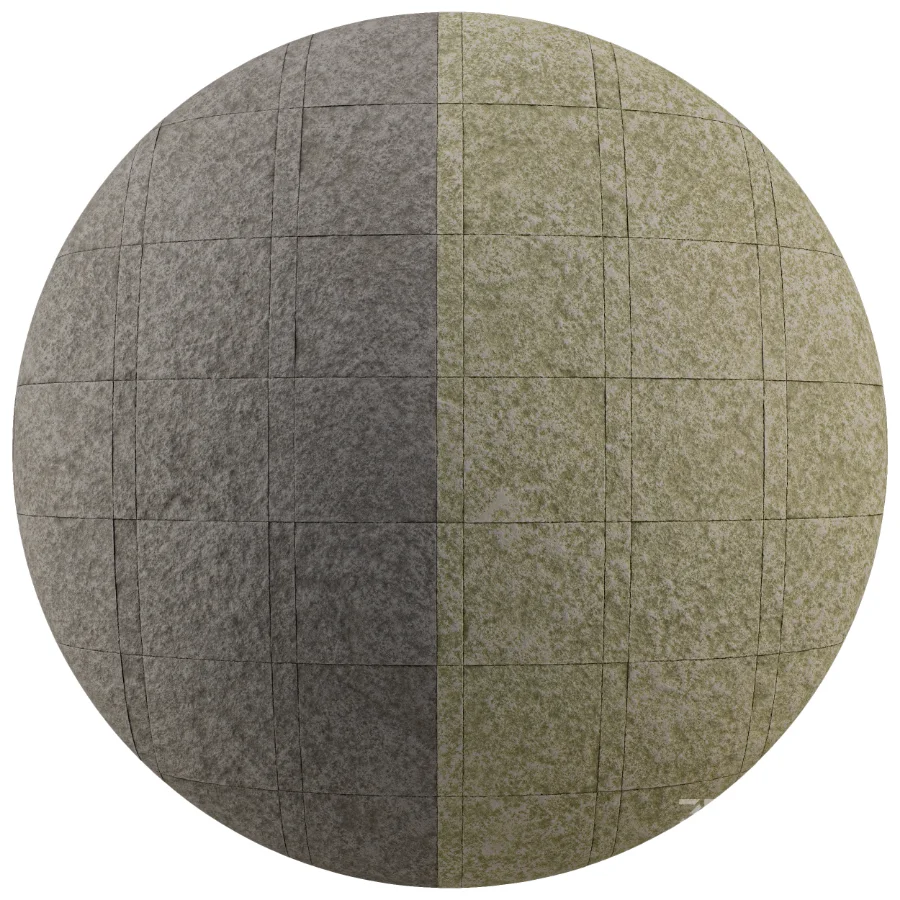 Split Face Stone wall 04 (Seamless) Image 2