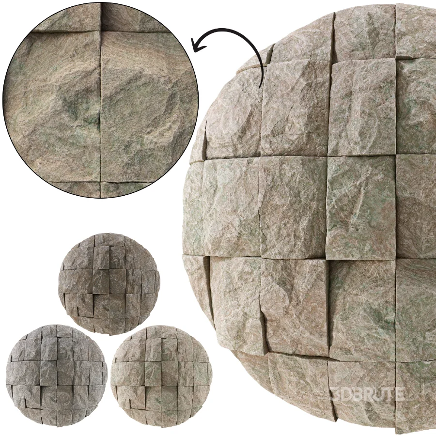 Stone Wall 62 (Seamless) Image 1