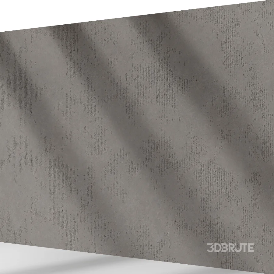 Concrete 16 – Damaged Ribbed Concrete Wall (Seamless) Image 6