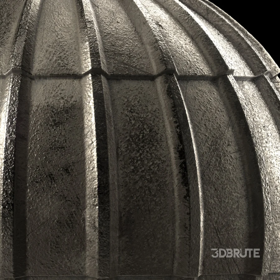 D254 Metal Roofing – Pbr 4k Seamless Image 5