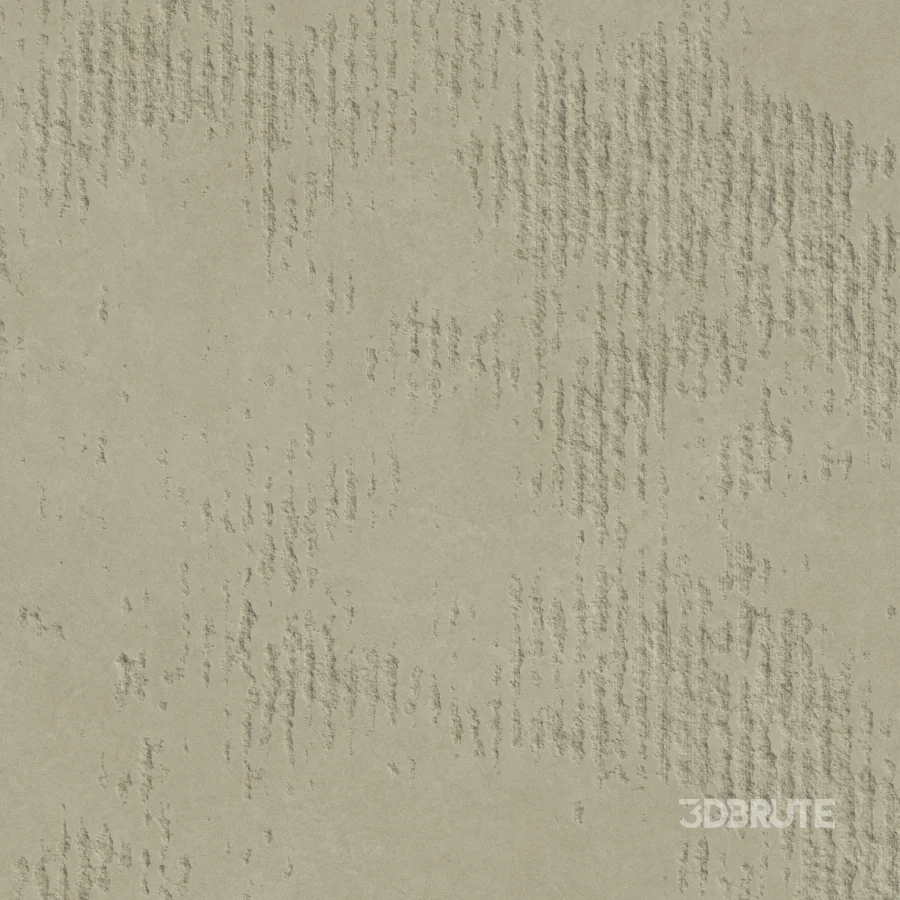 Concrete 16 – Damaged Ribbed Concrete Wall (Seamless) Image 4