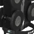 GEL GRIP Urethane Dumbbells Black - Thumbnail 5