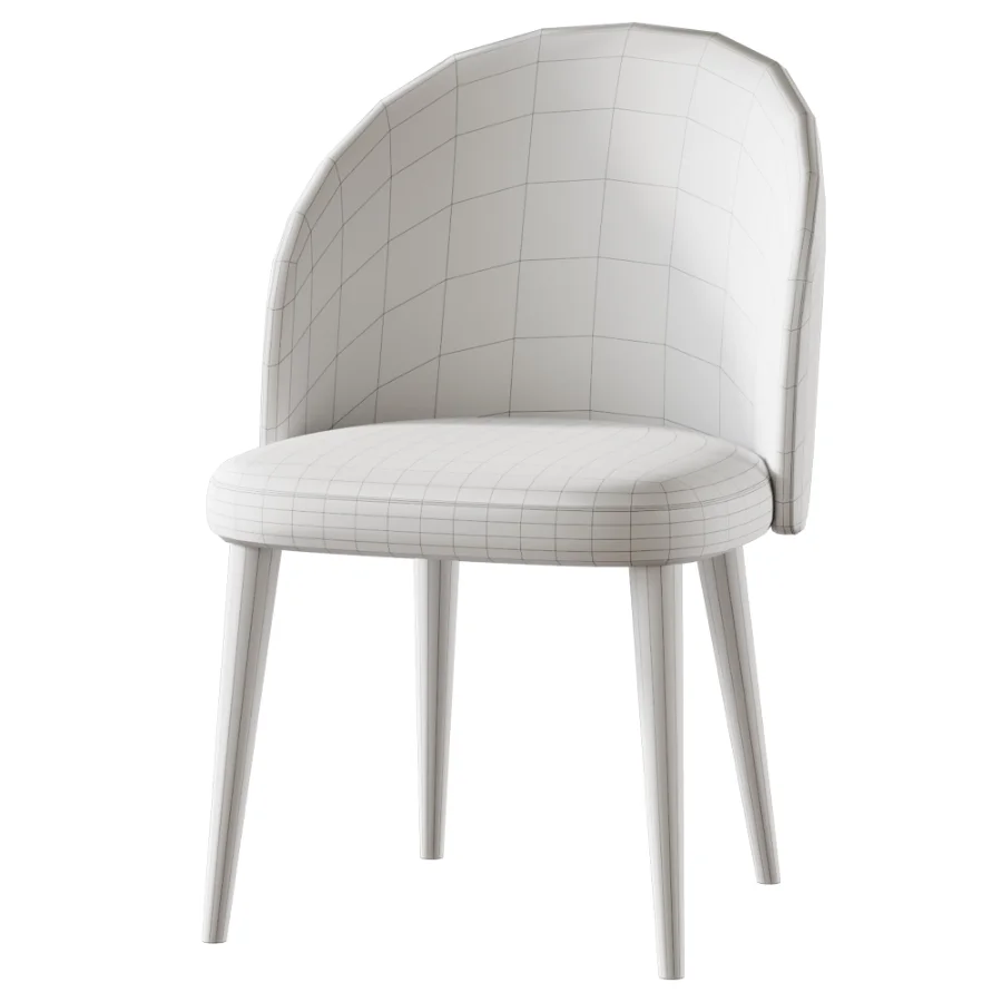 Timon upholstered dining chair Image 6