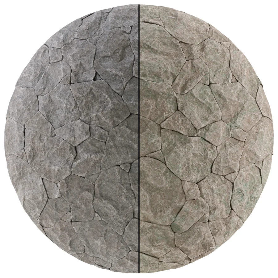 Stone Wall 51-01 (Seamless) Image 3