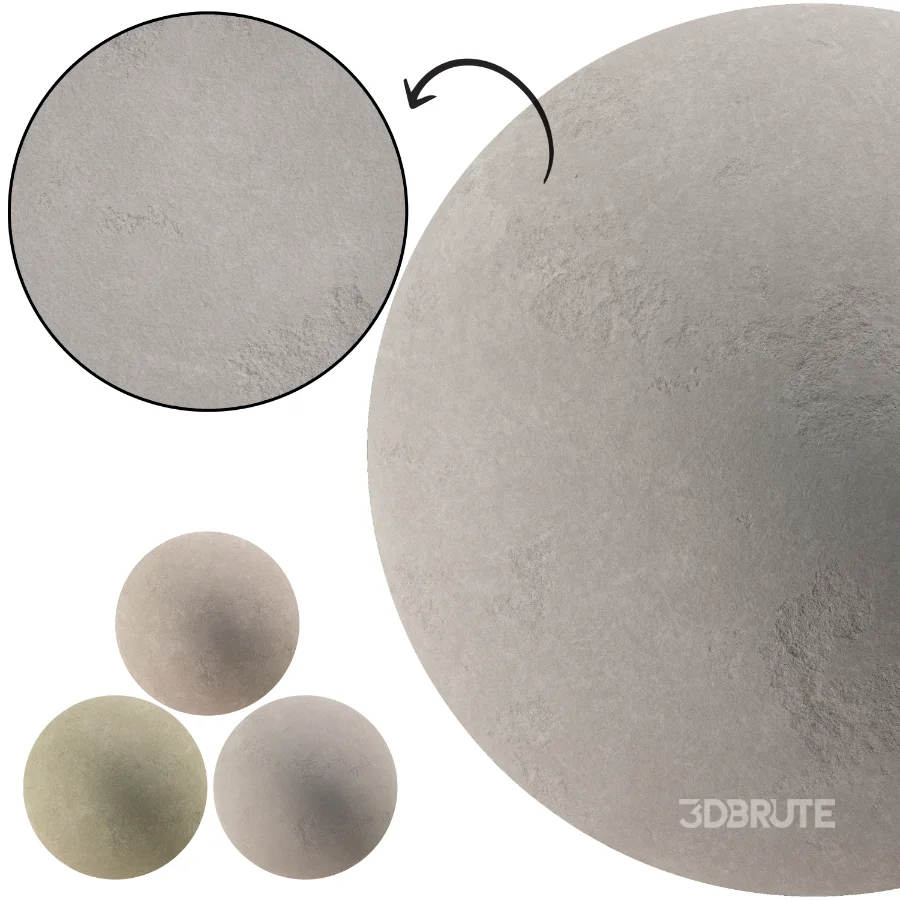 Concrete 15 – Damaged Concrete Wall (Seamless) Image 1