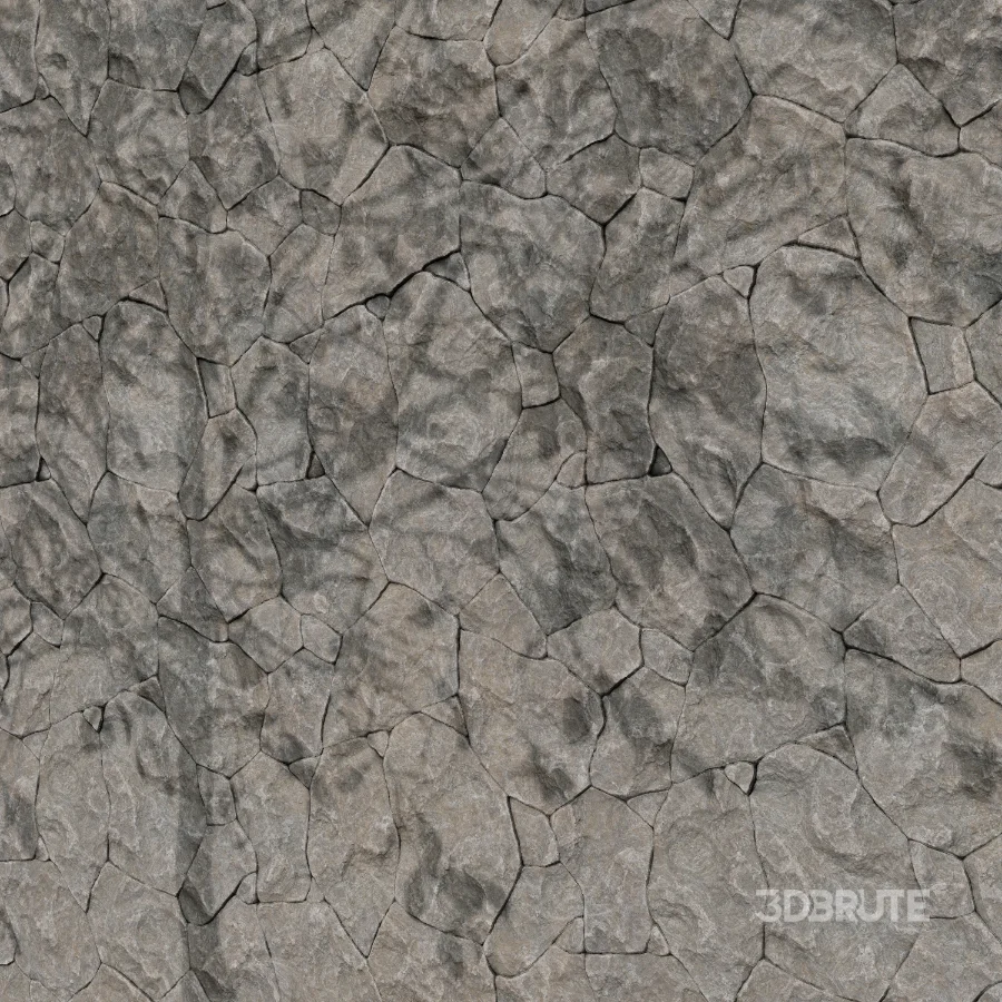 Stone Wall 51-01 (Seamless) Image 6