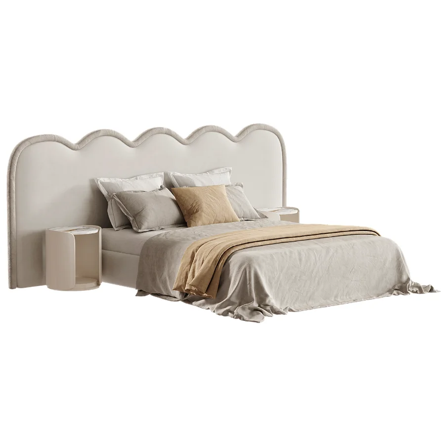 Modern Double Bed 017 Image 1