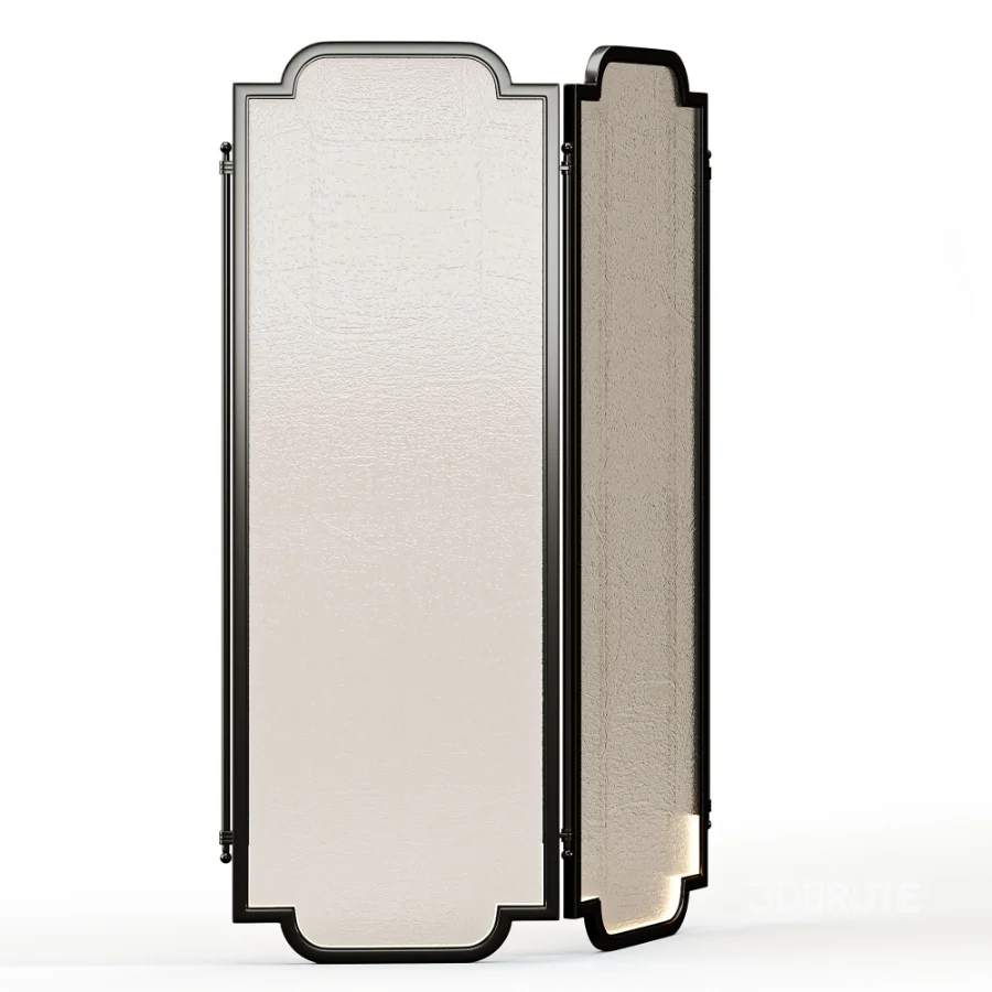 Custom Embossed Tempered Glass Decorative Partition Image 3