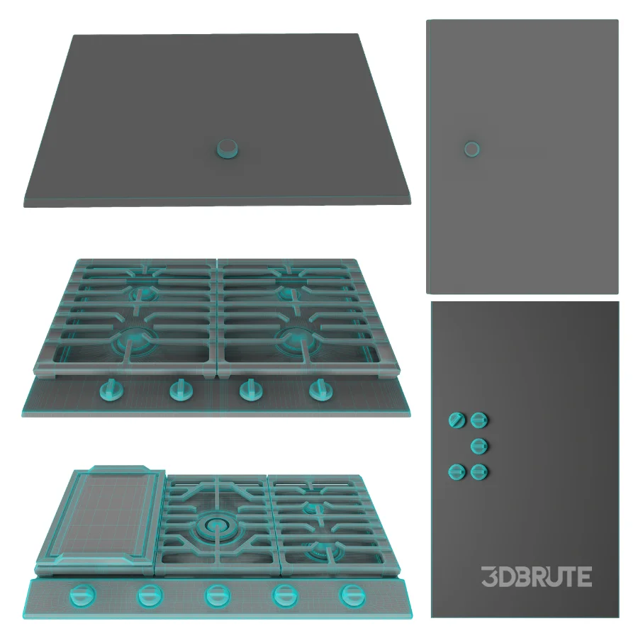 Samsung Kitchen Appliances Set 04-Cooktops Image 6