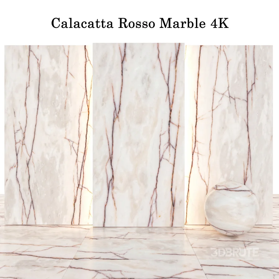 Stone 145 (Calacatta Rosso & Brown, opera & beige Onyx) Image 1
