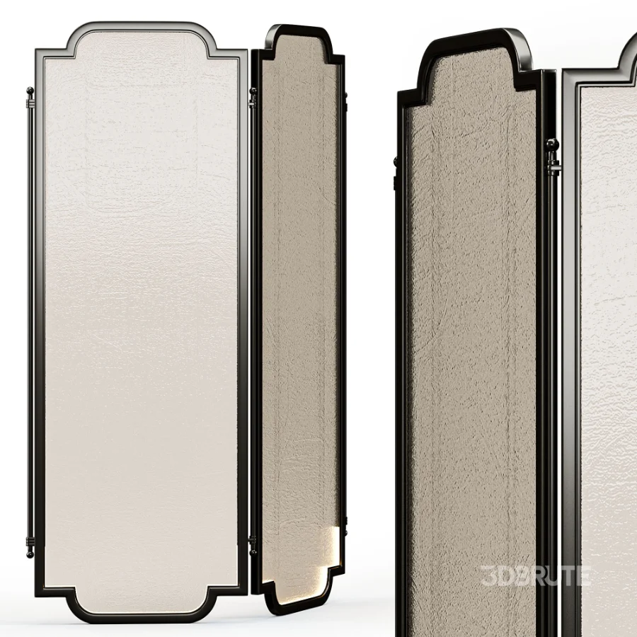 Custom Embossed Tempered Glass Decorative Partition Image 5