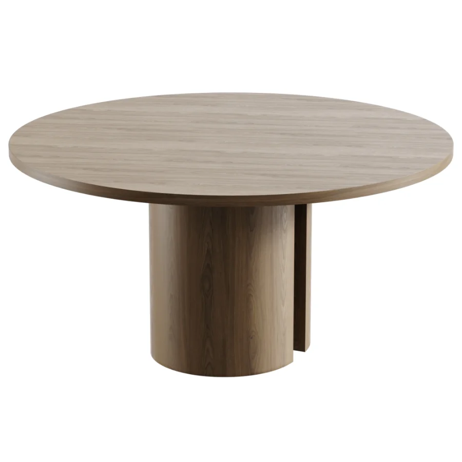 Timon Upholstered Dining Chair And Nealy Round Table Image 3