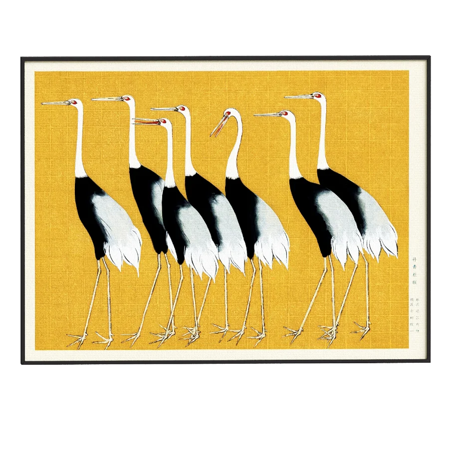 Stork Vintage Wall art Image 1