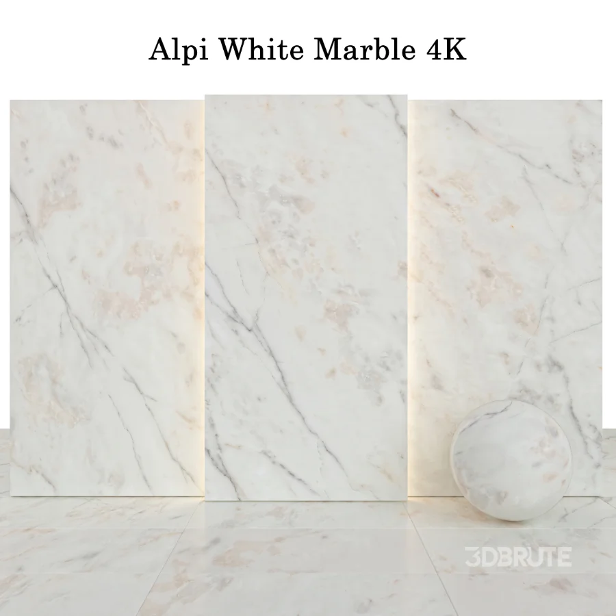 Stone 152 (Statuario Extra, Calacatta, Alpi, Gray) Image 1