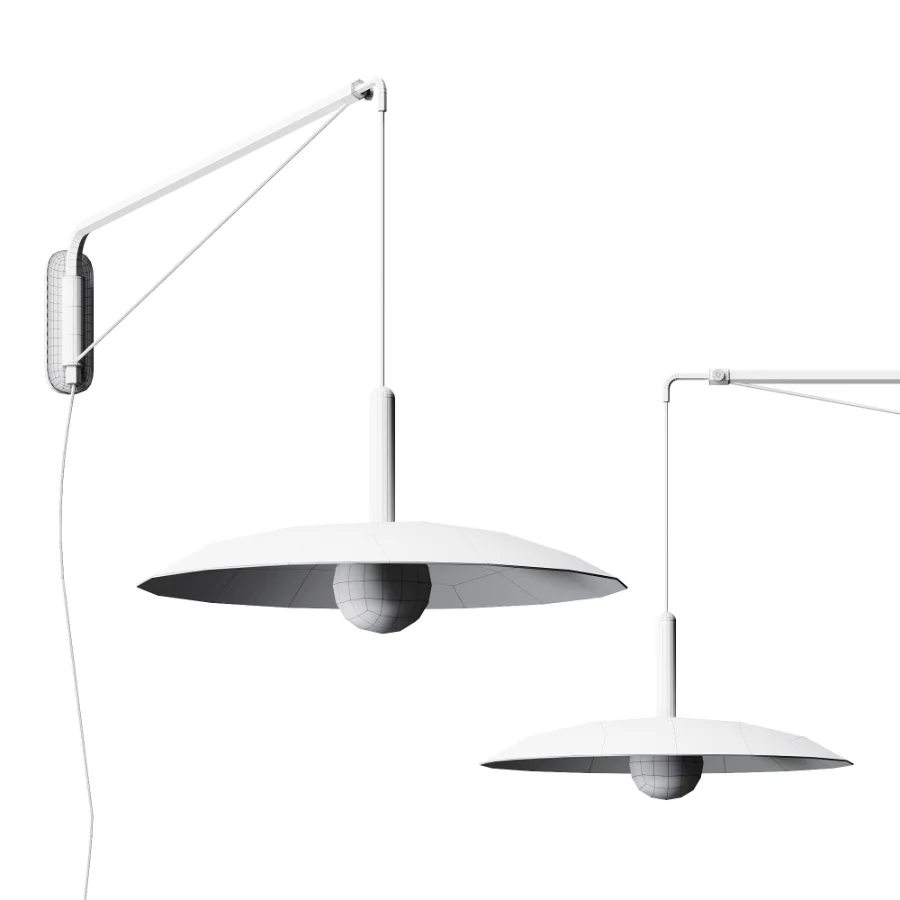 Cruz Minimalist Adjustable Plug In Wall Sconce Image 4