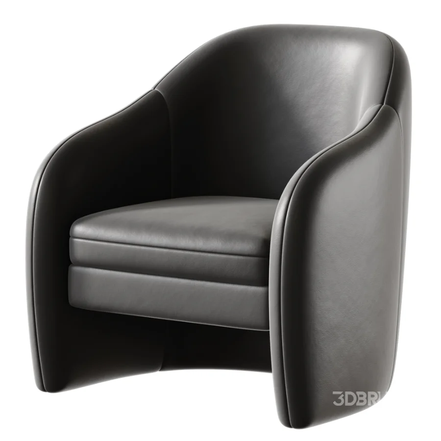 Sellner Upholstered Barrel Armchair Image 5