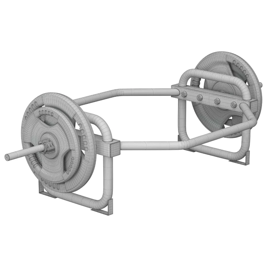 Mirafit Standard Black Trap Bar Image 6