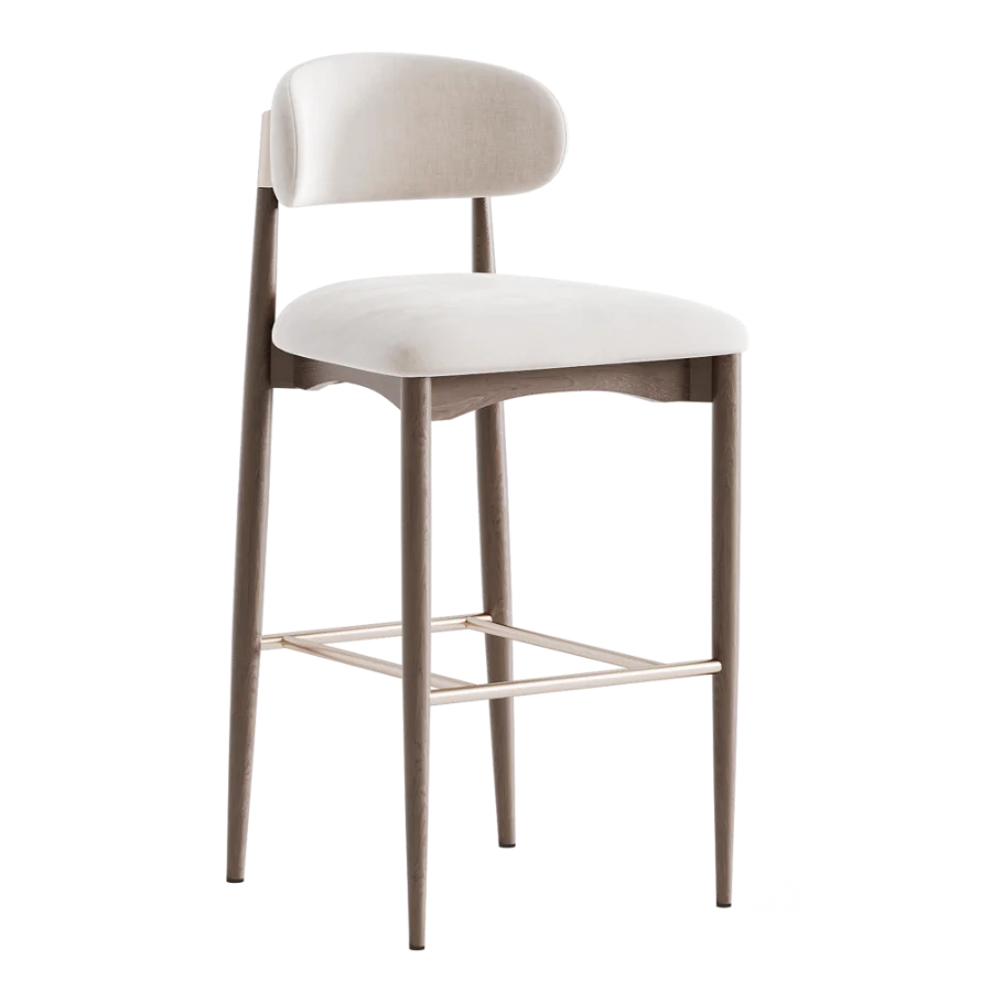 Bradley Bar Stool Natural Oak Image 1