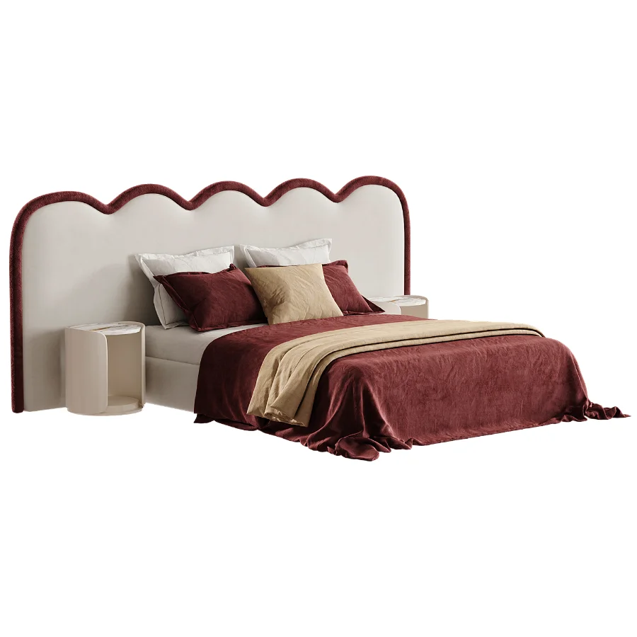 Modern Double Bed 017 Image 2