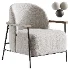 Mariona Faux Sherpa Upholstered Accent Chair - Thumbnail 1