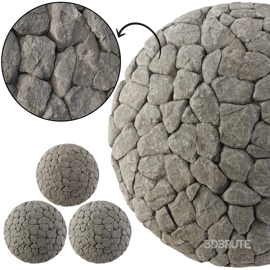 Stone Wall 42 (Seamless) Image 1