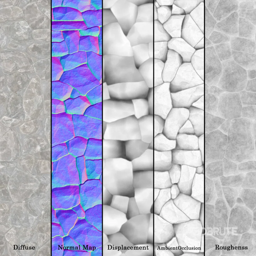 Stone Wall 39 (Seamless) Image 7
