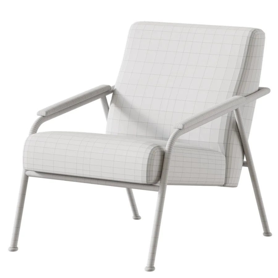 27 Wide Polyester Armchair Image 5