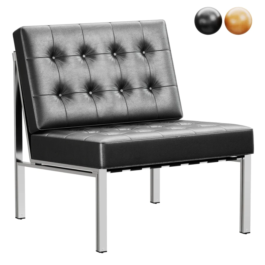 Armchair De Sede KT 221 in black upholstery by Kurt Thut Image 2