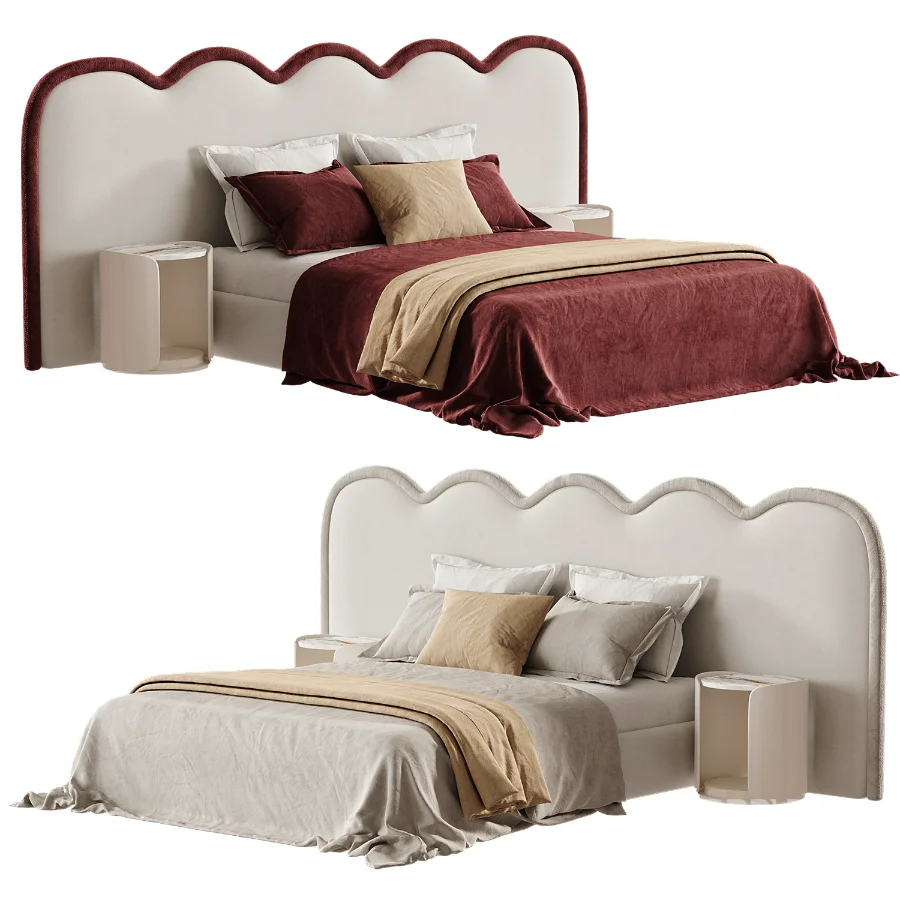Modern Double Bed 017 Image 3