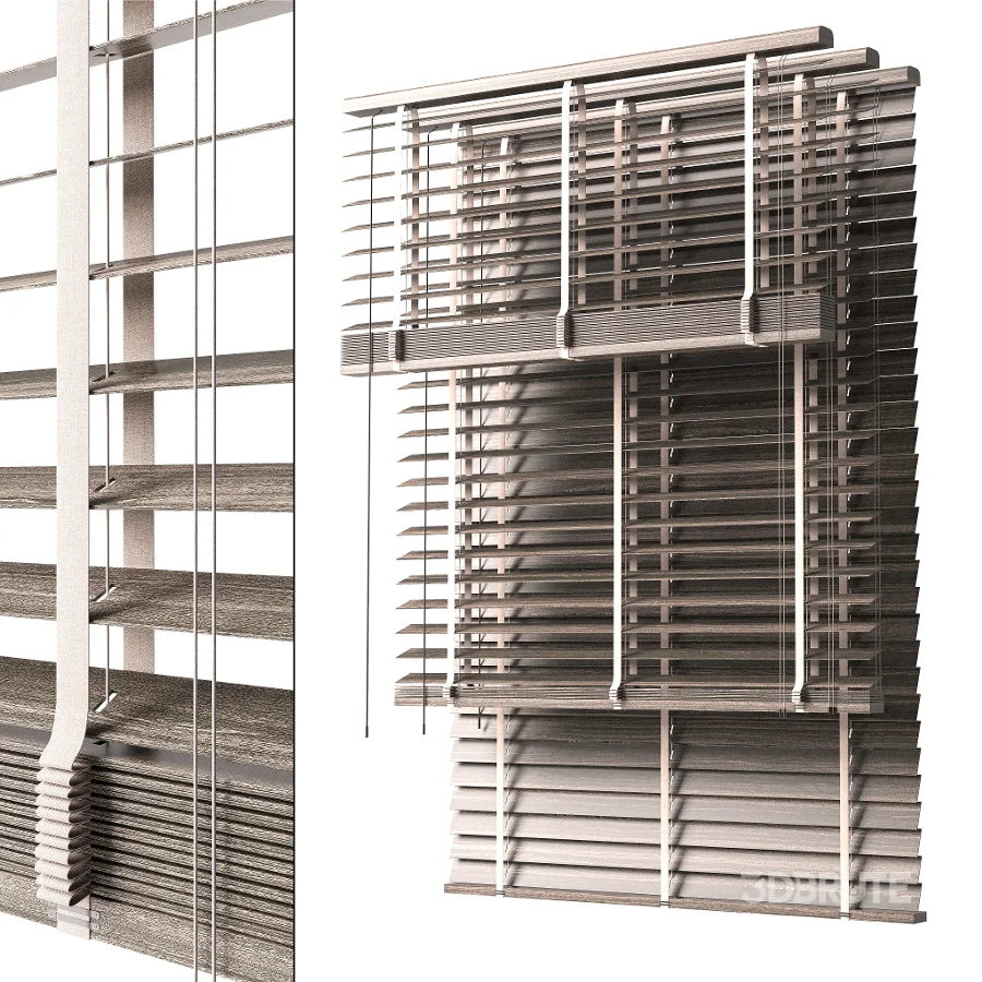 Wooden Blinds Set 51 Image 2