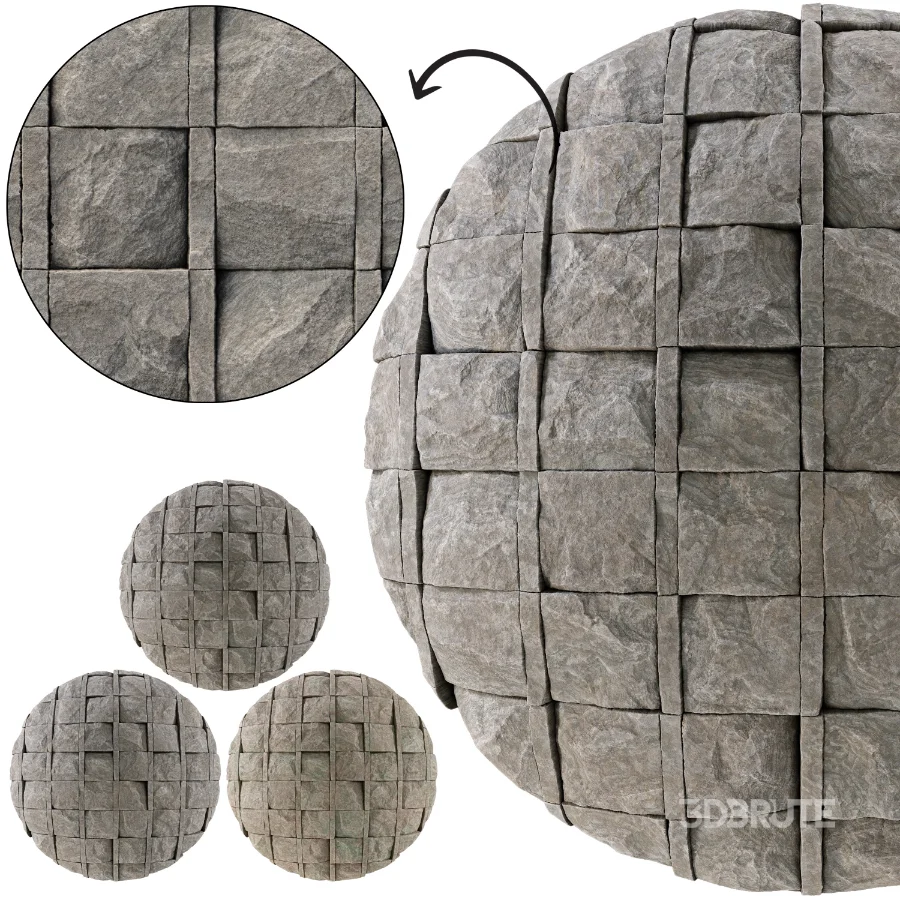 Stone Wall 61 (Seamless) Image 1
